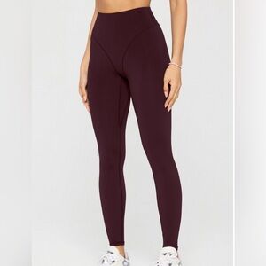 Fabletics Deep Burgundy Leggings